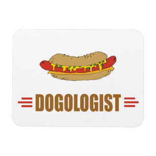 Funny Hot Dog Magnet