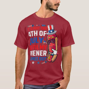 Funny Hot Dog nicht für den 4. Juli bis zu meinem T-Shirt