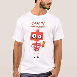 Funny Hot Dog Skeleton | Kann nicht. Got Hunger. | T-Shirt
