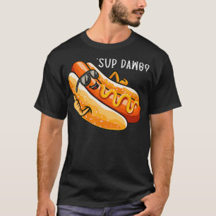 Funny Hot Dog Sprichwort Sup Dawg Hotdog Lover T-Shirt