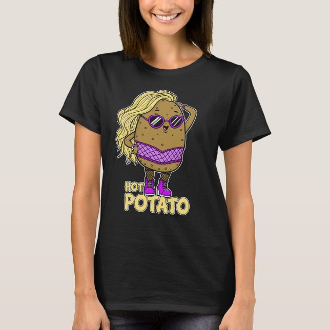 Funny Hot Potato T-Shirt (Vorderseite)