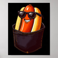 Funny Hotdog in a pocket Sungles Food Hot Dogs Lov