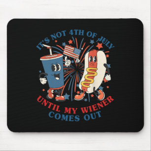 Funny Hotdog ist nicht 4. Juli bis meine Dackel Mousepad