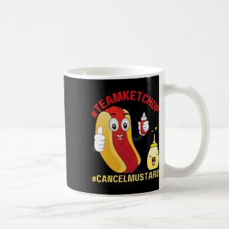 Funny Hotdog Team Ketchup Lover Fun Grillen Hotdog Kaffeetasse
