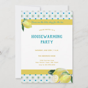 Funny Housewärming Tee Party Boho Humorvoll Aquama Einladung