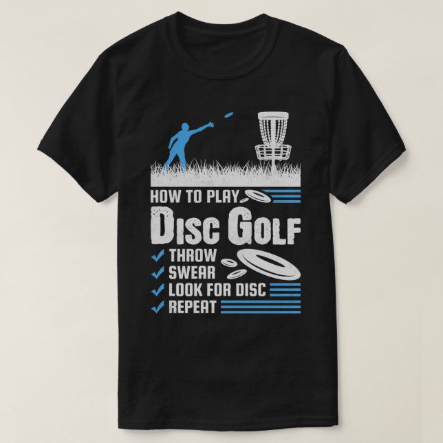 Funny How To Play Disc Golf Pullover  (Design vorne)