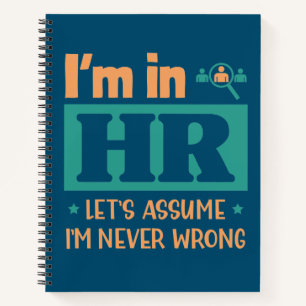 Funny HR Officer Gift Geschenk von Mitarbeitern Notizbuch