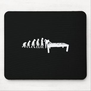 Funny Human Billiards Evolution 8 Ll Pool Cue Stic Mousepad