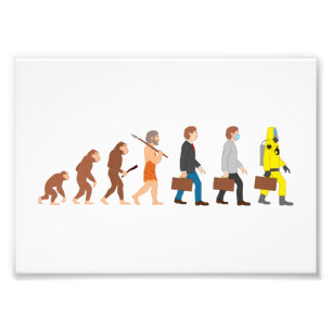 Funny Human Evolution Fotodruck