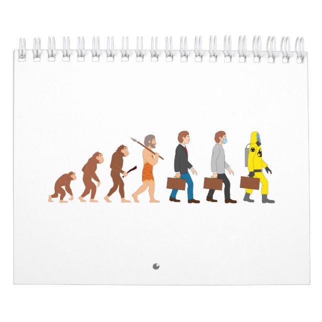Funny Human Evolution Kalender (Titelbild)