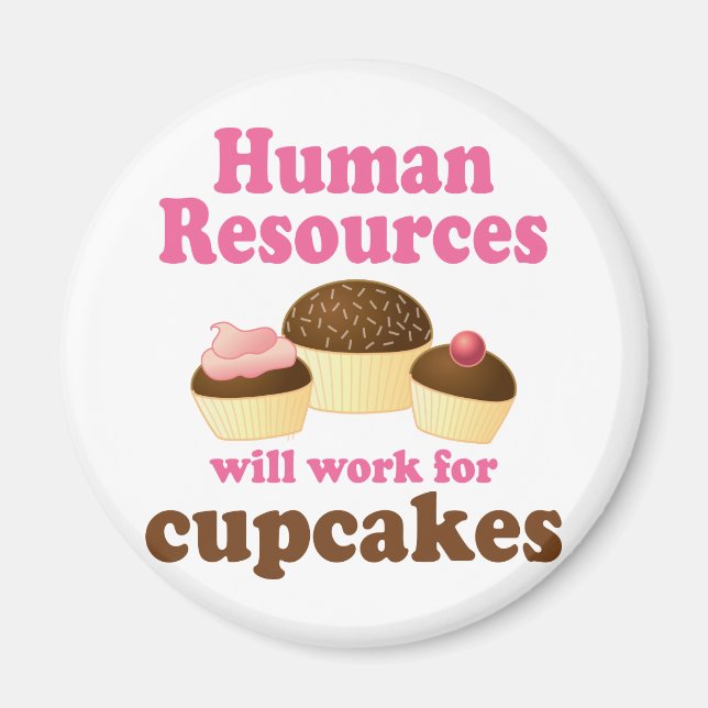 Funny Human Resources Magnet (Vorne)