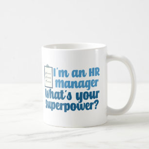 Funny Human Resources Manager Superheran HR Kaffeetasse