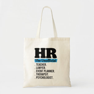 Funny Human Resources Tragetasche