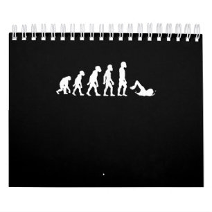 Funny Human Swimming Evolution Schwimmer Schwimmen Kalender