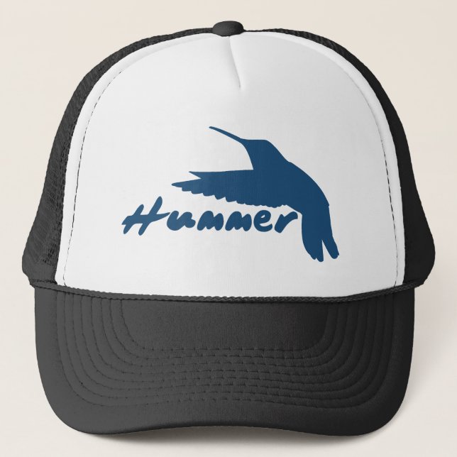 Funny Hummer Hummingbird Truckerkappe (Vorderseite)