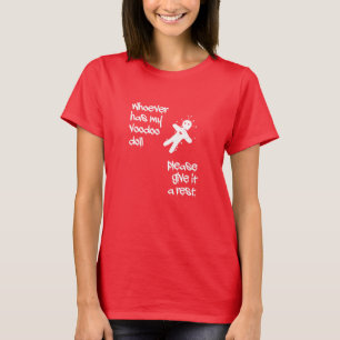 Funny Humor. Voodoo Doll Halloween T-Shirt