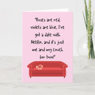 Funny Humorvolle Valentinstag Zitat Urlaubskarte Feiertagskarte