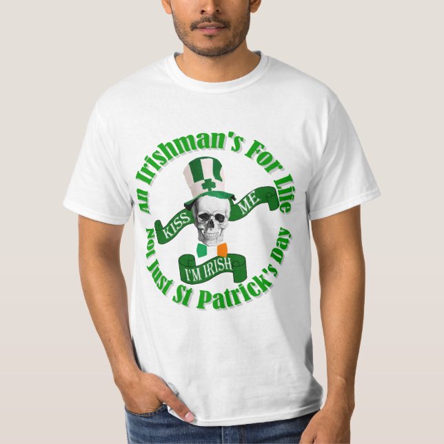 Funny humorvoller Text St Patrick's Day T-Shirt (Vorderseite)