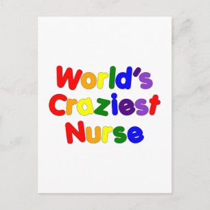 Funny Humour Nurses : Die verrückteste Krankenschw Postkarte