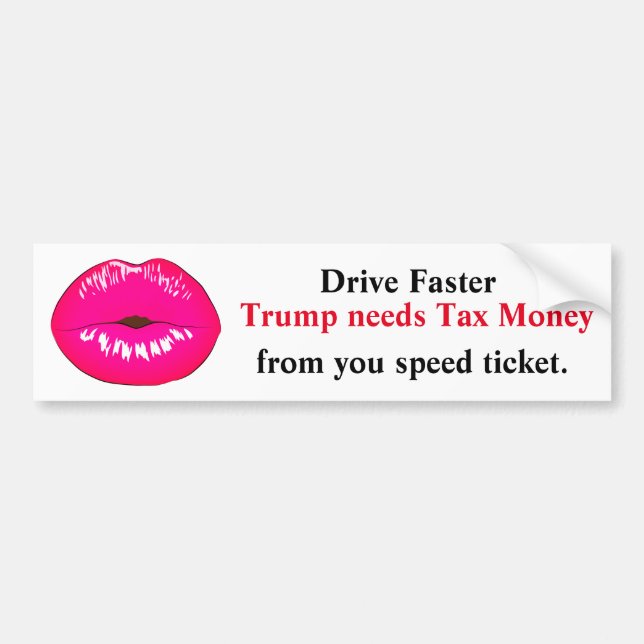Funny Humour Trump Joke Personalize Autoaufkleber (Vorne)