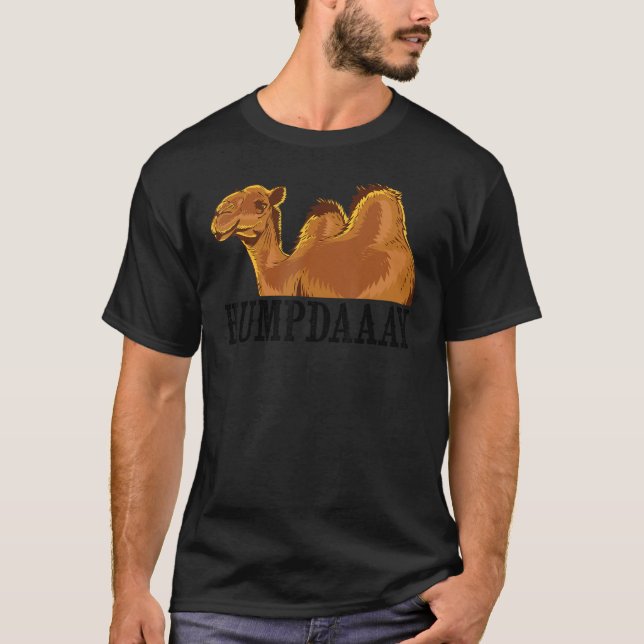 Funny Hump Day Camel Geschenk für Männer Frauen Co T-Shirt (Vorderseite)