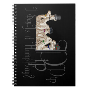 Funny Hump Day Camels in Monocles Notizblock