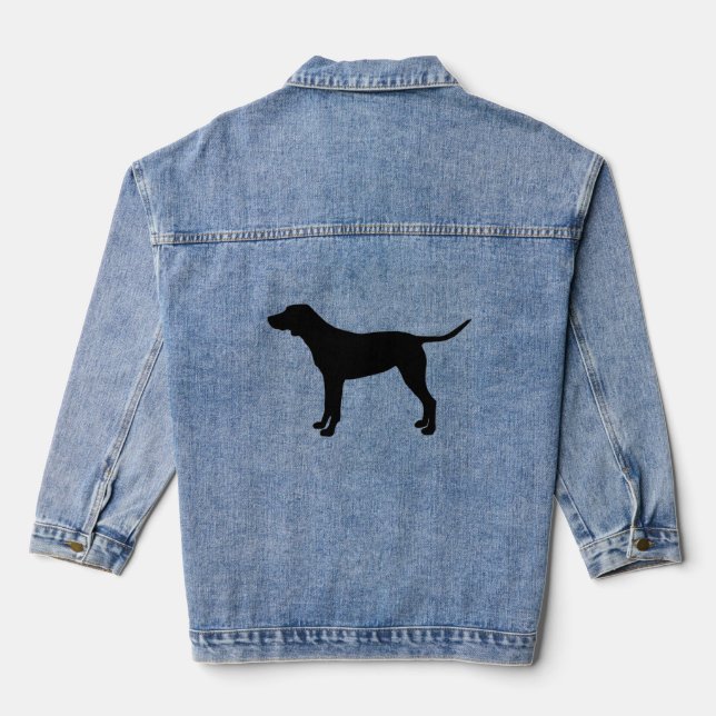 Funny Hund Jeansjacke (Rückseite)