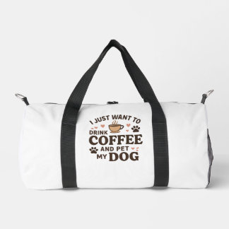 Funny Hund Lover Tasse Hund Mama Hund Vater Duffle Bag