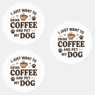 Funny Hund Lover Tasse Hund Mama Hund Vater Etiketten