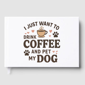 Funny Hund Lover Tasse Hund Mama Hund Vater Gästebuch