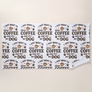 Funny Hund Lover Tasse Hund Mama Hund Vater Strandtuch