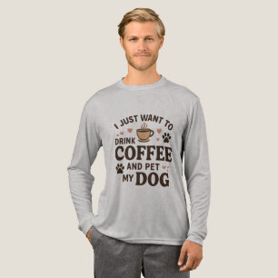 Funny Hund Lover Tasse Hund Mama Hund Vater Tri-Blend Shirt