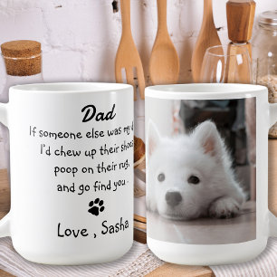 Funny Hund Vater Vatertag - Geburtstag Hunde Humor Kaffeetasse