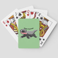 Funny hungrig Honigbadger Cartoon Illustration