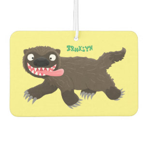 Funny hungrig Wolverine tierischer Cartoon Autolufterfrischer
