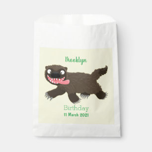 Funny hungrig Wolverine tierischer Cartoon Geschenktütchen