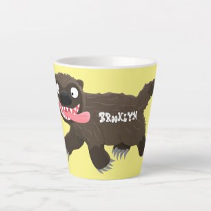Funny hungrig Wolverine tierischer Cartoon Milchtasse