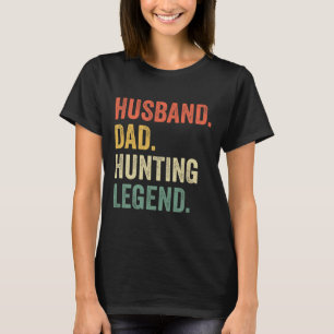 Funny Hunter Husbynd Vater Jagd Legend Vintag T-Shirt