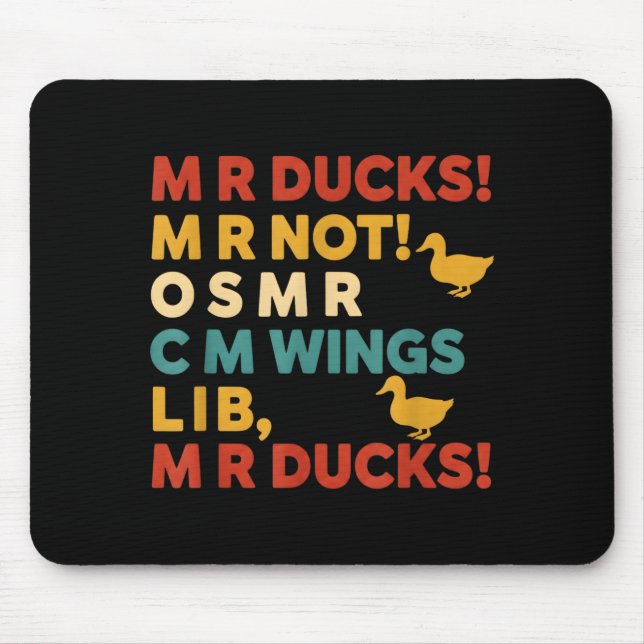 Funny Hunting Humor Tee For M R Ducks  Mousepad (Vorne)