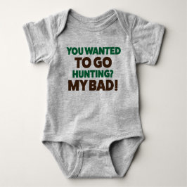 Funny Hunting Jersey Bodysuit für Baby Strampler