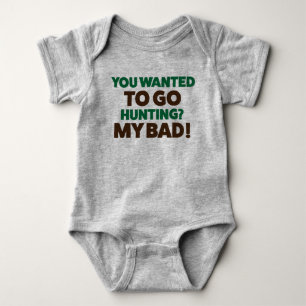 Funny Hunting Jersey Bodysuit für Baby Strampler