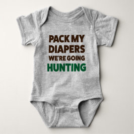 Funny Hunting Jersey Bodysuit für Baby Strampler