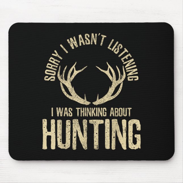 Funny Hunting Quote Saying Deer Venison Elk Hunter Mousepad (Vorne)