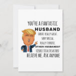 Funny Husband Birthday Best Geschenkkarte<br><div class="desc">Geschenke für Männer,  Frauen,  Jungen,  Kinder,  Paare und Gruppen. Ideal für Geburtstage,  Geburtstage,  Anniversaries,  Schule,  Abschlüsse,  Feiertage,  Weihnachten.</div>