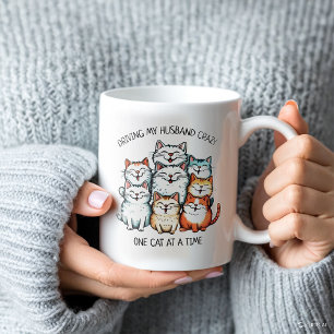 Funny Husband Cat Lady Quote Tasse