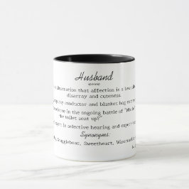 Funny Husband Definition Tasse