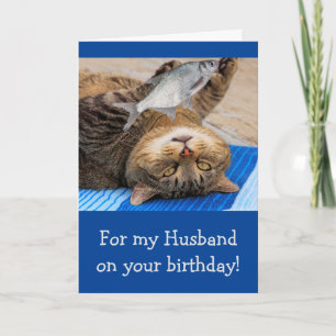 Funny Husband Fischen Geburtstag Karte