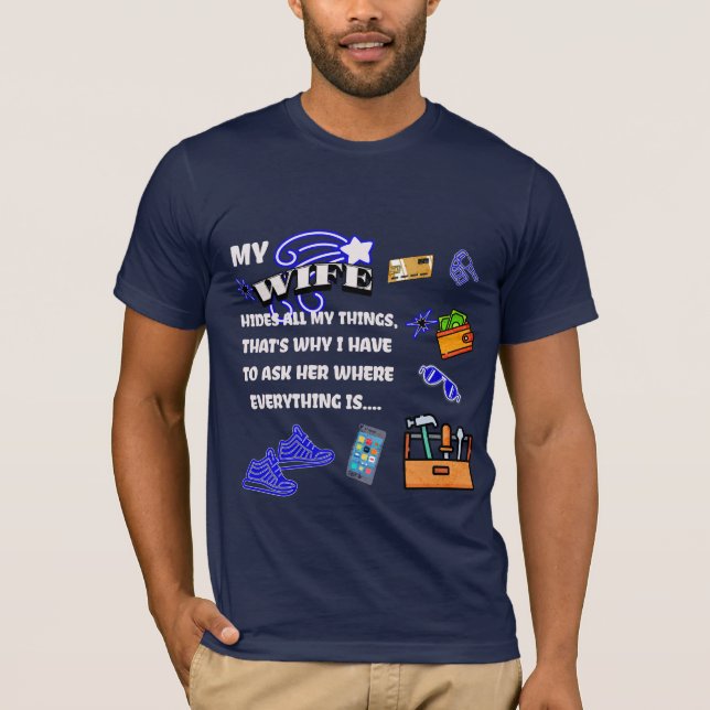 Funny Husband Handyman Birthday Shirt aus der Ehef (Vorderseite)