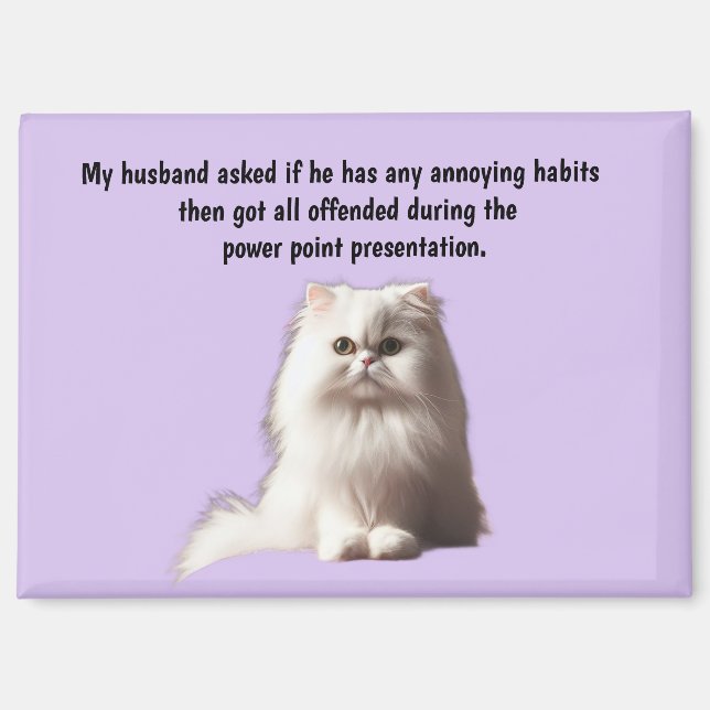 Funny Husband Humor Magnet (Vorderseite)