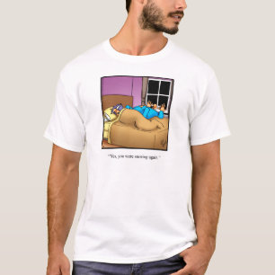 Funny "Husband Snoring" Spaß Tee Shirt